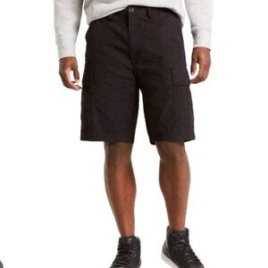NWT Levi's Carrier Cargo Shorts Mens size 42x9 black relaxed outdoors hiking